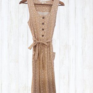 Monteau Los Angeles Floral Midi Dress – Pockets – Size M